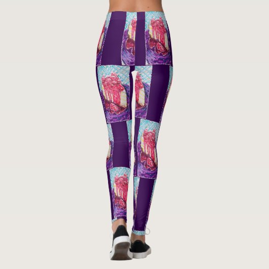 Raspberry Cake Leggings (Achterkant)