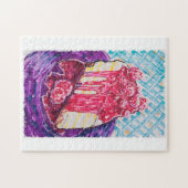 Raspberry Cake Legpuzzel (Horizontaal)