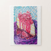 Raspberry Cake Legpuzzel (Verticaal)