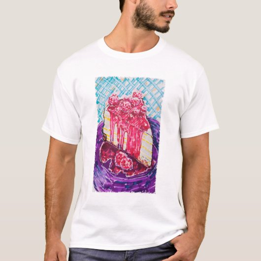 Raspberry Cake T-shirt (Voorkant)