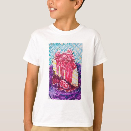 Raspberry Cake T-shirt (Voorkant)