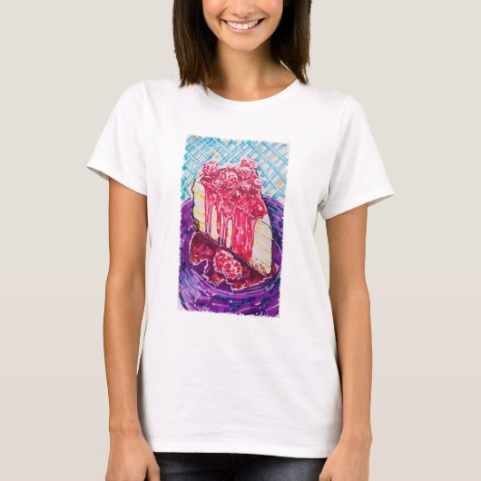 Raspberry Cake T-shirt (Voorkant)
