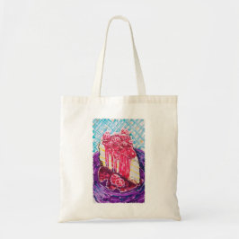 Raspberry Cake Tote Bag