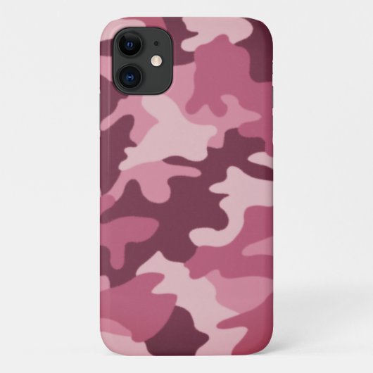 Raspberry Camouflage Case-Mate iPhone Case (Achterkant)
