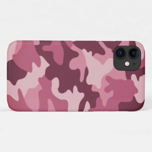 Raspberry Camouflage Case-Mate iPhone Case (Achterkant (horizontaal))