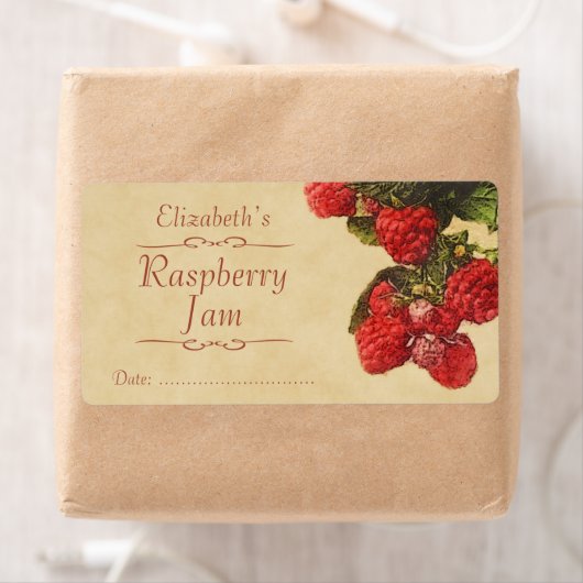 Raspberry Canning label (Insitu)