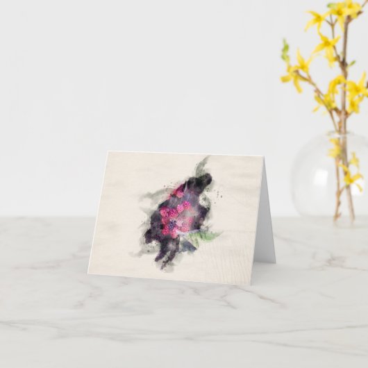 Raspberry Card Kaart (Gele Bloem)