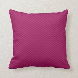 Raspberry Chevron Kussen