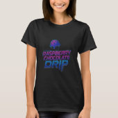 Raspberry Chocolate Chip Drip Ice Cream Lover Funn T-shirt (Voorkant)