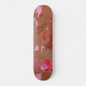 Raspberry Chocolate Maderi Abstract Persoonlijk Skateboard (Voorkant)
