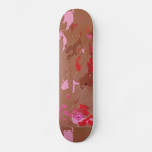 Raspberry Chocolate Maderi Abstract Persoonlijk Skateboard
