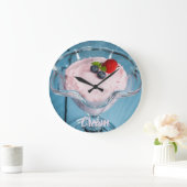 Raspberry Cream Dessert met munt- en fruitcadeau Grote Klok (Huis)