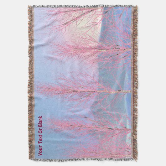 Raspberry Creme Birch Deken (Voorkant Verticaal)