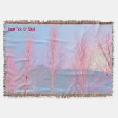 Raspberry Creme Birch Deken (Voorkant)