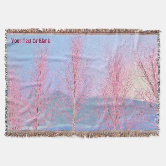 Raspberry Creme Birch Deken (Voorkant)