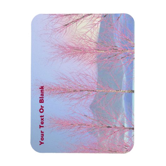 Raspberry Creme Birch Magneet (Verticaal)