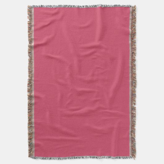 Raspberry Delight Throw Blanket Deken (Voorkant Verticaal)