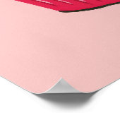 Raspberry Elegance Traktatie Poster (Hoek)