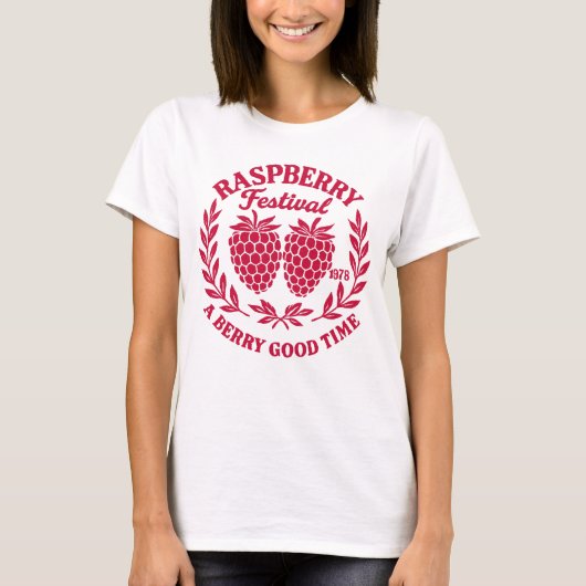 Raspberry Festival - Een goede tijd voor Berry - T-shirt (Voorkant)