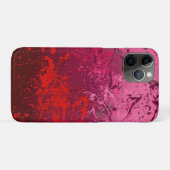 Raspberry Flurry: Abstract spatter art Case-Mate iPhone Case (Achterkant (horizontaal))