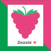 Raspberry Fruit Berry Pink Sticker