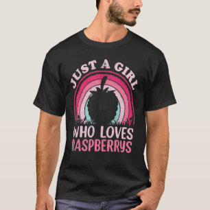 Raspberry Fruit Vintage, een meisje dat van Rasp h T-shirt