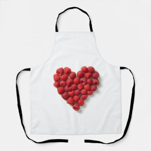 Raspberry Heart Schort