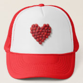 Raspberry Heart Trucker Pet (Voorkant)
