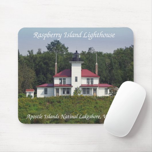 Raspberry Island Lighthouse mousepad Muismat (Met muis)
