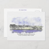 Raspberry Island Vuurtoren 2024 Briefkaart (Voorkant / Achterkant)
