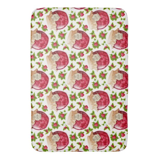 Raspberry Jam Badmat (Voorkant Verticaal)