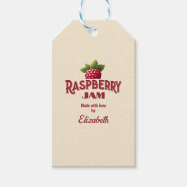 Raspberry Jam Cadeaulabel