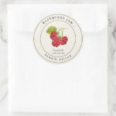 Raspberry jam inblikken Label (Tas)