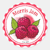 Raspberry Jam label (Voorkant)