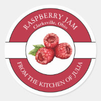 Raspberry Jam Label