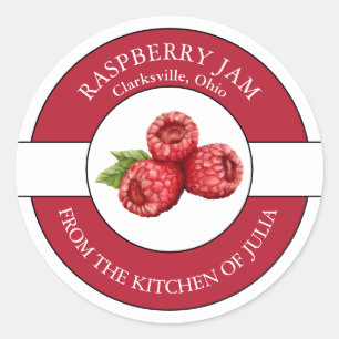 Raspberry Jam Label
