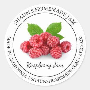 Raspberry Jam Modern label