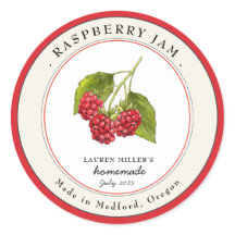  Raspberry Jam potje Inblikken label