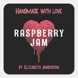 Raspberry Jam Square Sticker