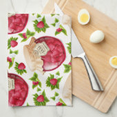 Raspberry Jam Theedoek (Quarter Fold)