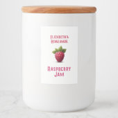 Raspberry Jam Voedselcontainer Etiket (Voorkant)