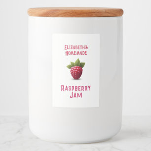 Raspberry Jam Voedselcontainer Etiket