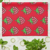 Raspberry Kitchen Towel Theedoek (Gevouwen)