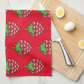 Raspberry Kitchen Towel Theedoek (Quarter Fold)