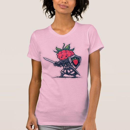 Raspberry Knight T-shirt (Voorkant)