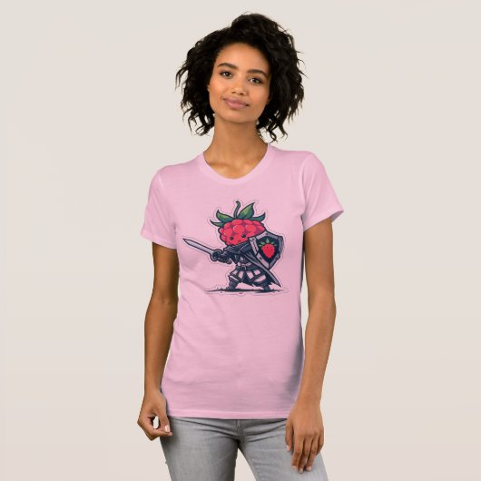 Raspberry Knight T-shirt (Voorkant volledig)