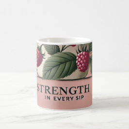 Raspberry Leaf Tea Design AI kunst Mok