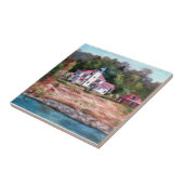 Raspberry Lighthouse Tile Tegeltje (Zijkant)