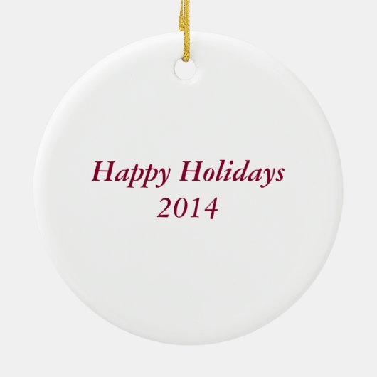 Raspberry Linzer Torte Holiday Kerstkoekje Keramisch Ornament (Achterkant)