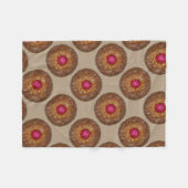 Raspberry Linzer Torte Homemade Cookies Bakery Fleece Deken (Voorkant (Horizontaal))